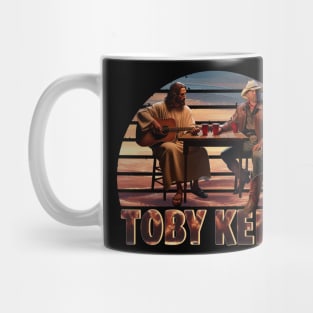 new retro toby keith and god play to the music Mug